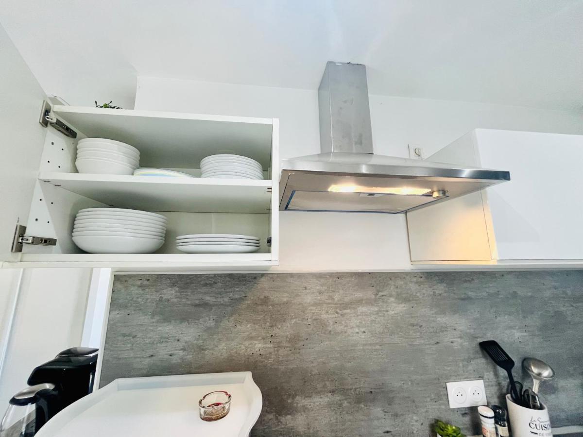 Superbe Duplex Design Neuf 2 Chambres, Climatise Tout Confort, Facile D,Acces Stationnement Gratuit 马赛 外观 照片